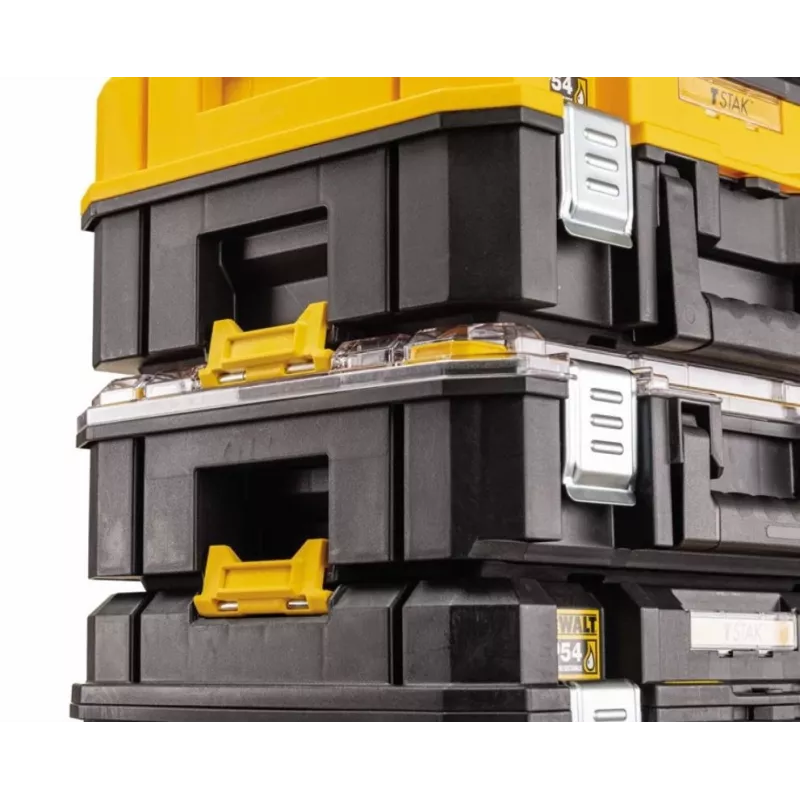 Maletín profundo DeWalt DWST83343-1 TSTAK 2.0, policarbonato, negro/amarillo, 440x333x323 mm