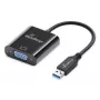 Adaptador de cable de vídeo MediaRange MRCS230 0,2 m USB Type-A VGA D-Sub negro