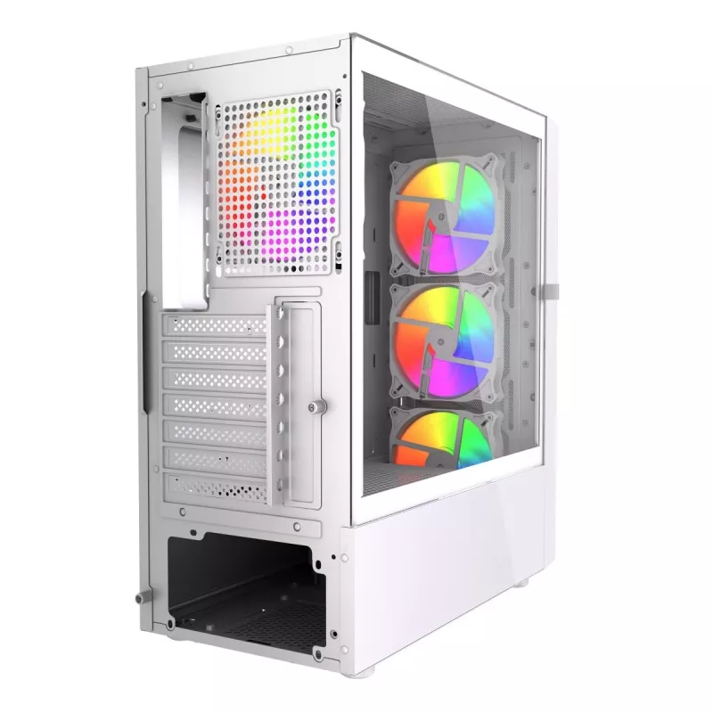 Caja PC semitorre Fornax 4300 ATX blanca