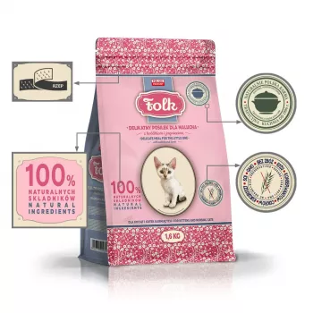 FOLK Comida suave para gatitos con conejo y cordero - Comida seca para gatos - 1,6 kg