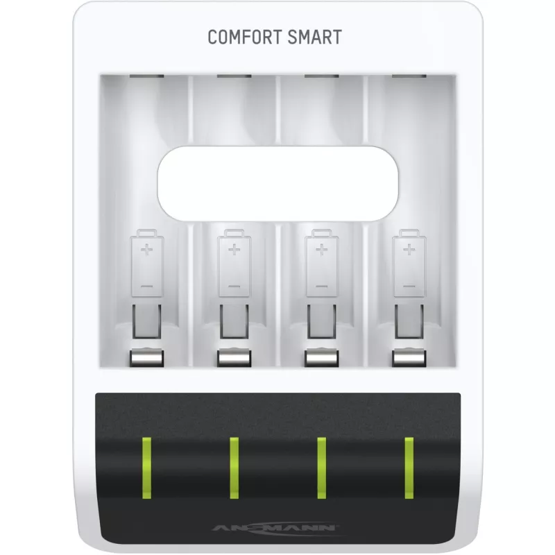 Cargador de baterías Ansmann Comfort Smart doméstico batería USB