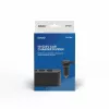 Cargador USB para coche SAVIO SA-024 — cargador universal para dispositivos móviles, entrada 12–24 V, salida 5 V, negro, mechero de cigarrillos