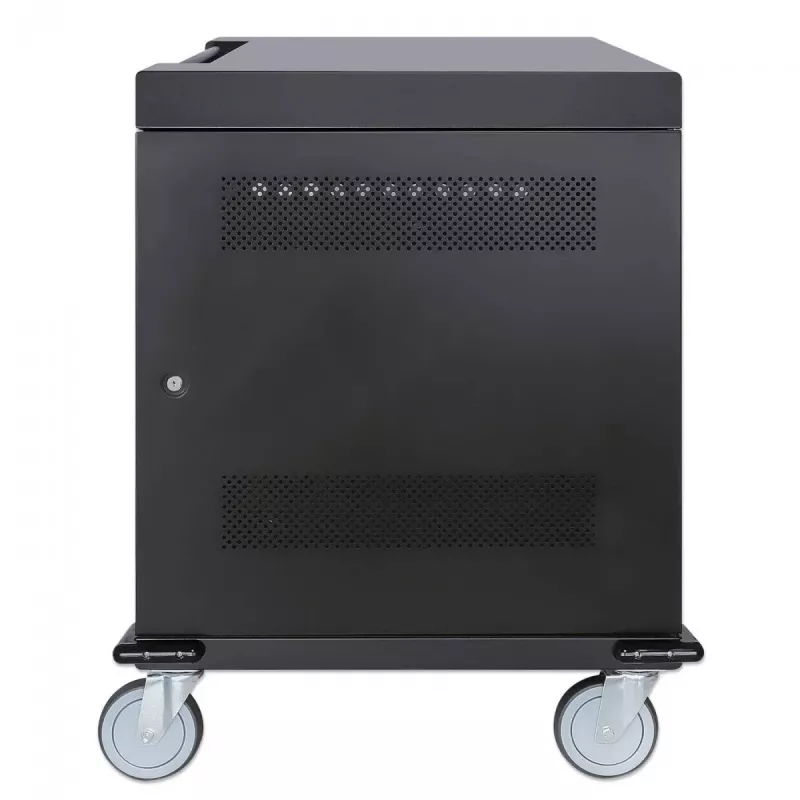 Carro de carga/ carrito para portátiles Manhattan con adaptador de CA (UE) 32 compartimentos, instale el adaptador de CA (cable de alimentación) del dispositivo en el dispositivo, apto para TODOS los portátiles (hasta 15,6