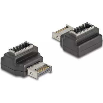 Adaptador de cable DeLOCK 67237 USB Type-E negro