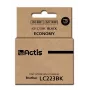Cartucho de tinta ACTIS KB-223BK compatible con Brother LC223BK, tinta pigmentada negra 16 ml, rendimiento estándar