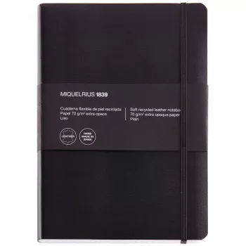 Jakob Maul GmbH LEATHER1839 Cuaderno 152X210 cuadriculado 5 mm 100 hojas envío por agencia (A040590)