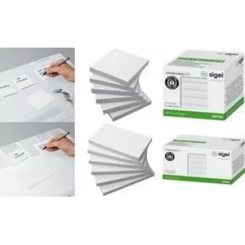 sigel Notas adhesivas HN750 75 x 75 mm blanco, 1 set (HN750)