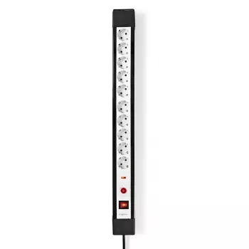 Nedis Protector de sobretensión 10 tomas Cable 3m