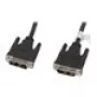 Cable DVI-D LANBERG CA-DVIS-10CC-0030-BK — 3 m, DVI-D a DVI-D, negro