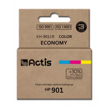 Tinta Actis KH-901CR para impresoras HP; sustituto de HP 901XL CC656AE; estándar; 18 ml; color