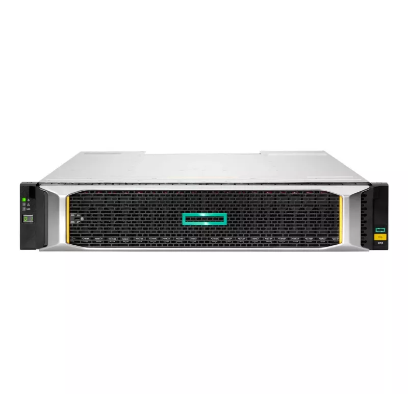 Array de discos HPE MSA 2060 0 TB rack 2U plata negro HDD SSD