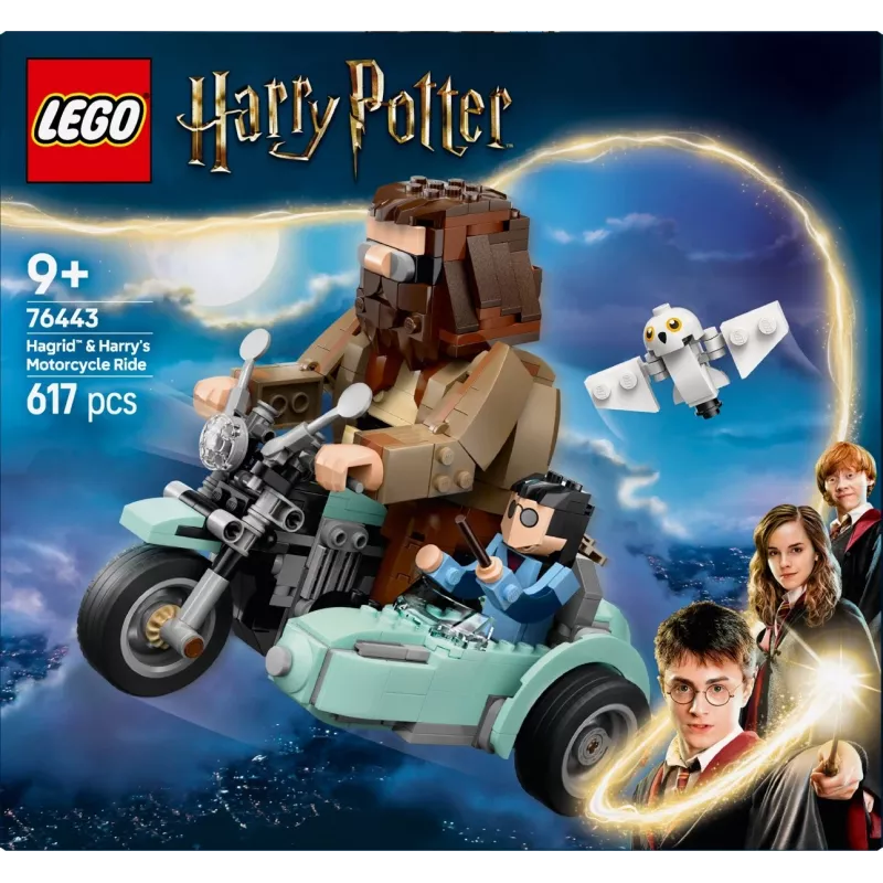 LEGO HARRY POTTER 76443 Paseo en moto de Hagrid y Harry