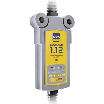 Cargador de batería GYS FLASH 12.12 — cargador automático 12V 12A