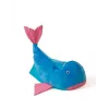 Puf saco Sako Whale azul-rosa L 110 x 80 cm