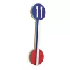 NeXtime Reloj 2995di Colour Guide, Ø 60 cm, pared, multicolor