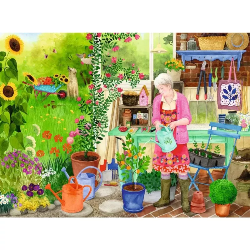 Puzle Ravensburger XL Jardín – 100 piezas, piezas extragrandes
