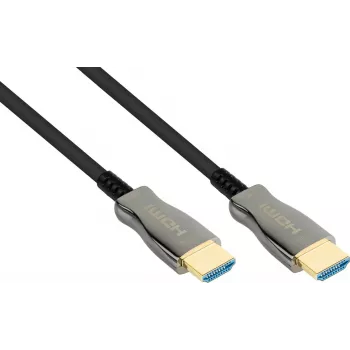 Cable HDMI 2.1 híbrido AOC Ultra-High-Speed, 8K @60Hz / 4K @120Hz, 48 GBit/s, negro, 100m, PYTHON (AOC-H21100)