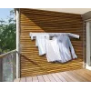 Estante de pared Leifheit Telegant 30 Protect Blanco, ancho 720 mm, profundidad 370 mm, tendedero de 3 m