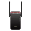 Amplificador de señal Wi‑Fi Cudy RE3000 2400–5000 MHz, 802.11ax/ac/n/g/b/a, Ethernet 100 Mbps, antena externa, negro/rojo
