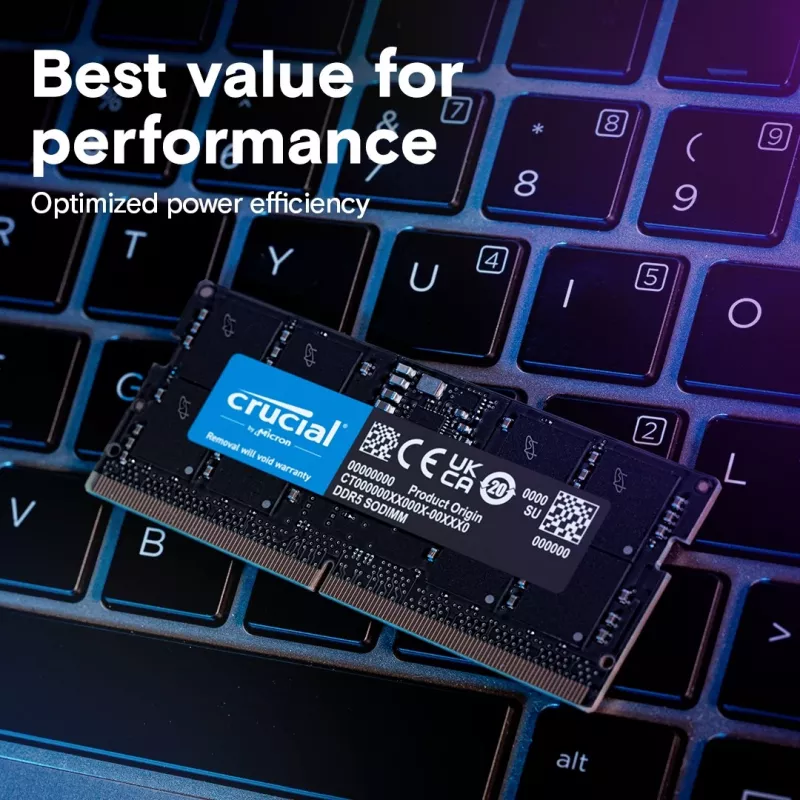 Memoria para portátil DDR5 SODIMM 64GB(1*64)/5600 CL46