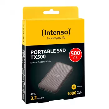 Disco SSD Intenso 500GB USB Type-C 3.2 Gen 2 Marrón