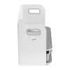 Organizador de escritorio con cajón y cargador inalámbrico Ergo Office, blanco, máx. 10 kg, ER-441