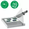 Cortapapeles Leitz Precision Home Office A4, 10 hojas, sujeción manual, acero inoxidable, A4, 80 g/m², antracita