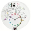 NeXtime Reloj de cuco 2998wi Cuckoo Round, 30x10 cm, pared, blanco