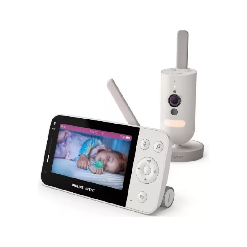 Philips AVENT SCD953/26 Videovigilante para bebés 400 m Wi-Fi Gris, Blanco