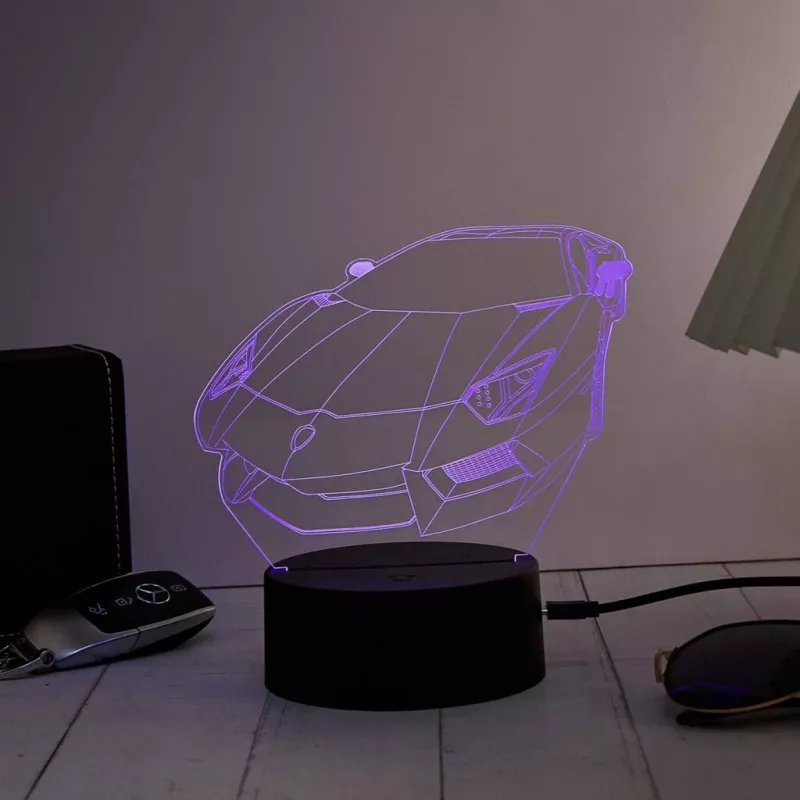 Decoración de luz LED RGB 3D para vehículo MANTA SNL120RGB — lámpara RGB para coches y motos