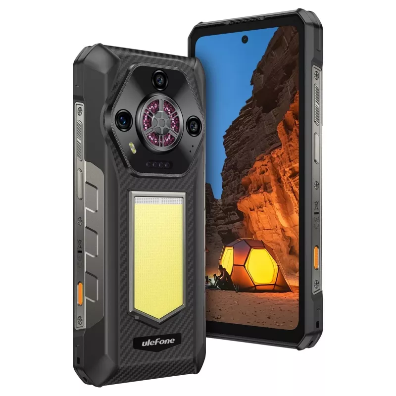Smartphone robusto UleFone Armor 30 4G con Helio, 12 GB RAM, 512 GB almacenamiento, negro, clase energética A
