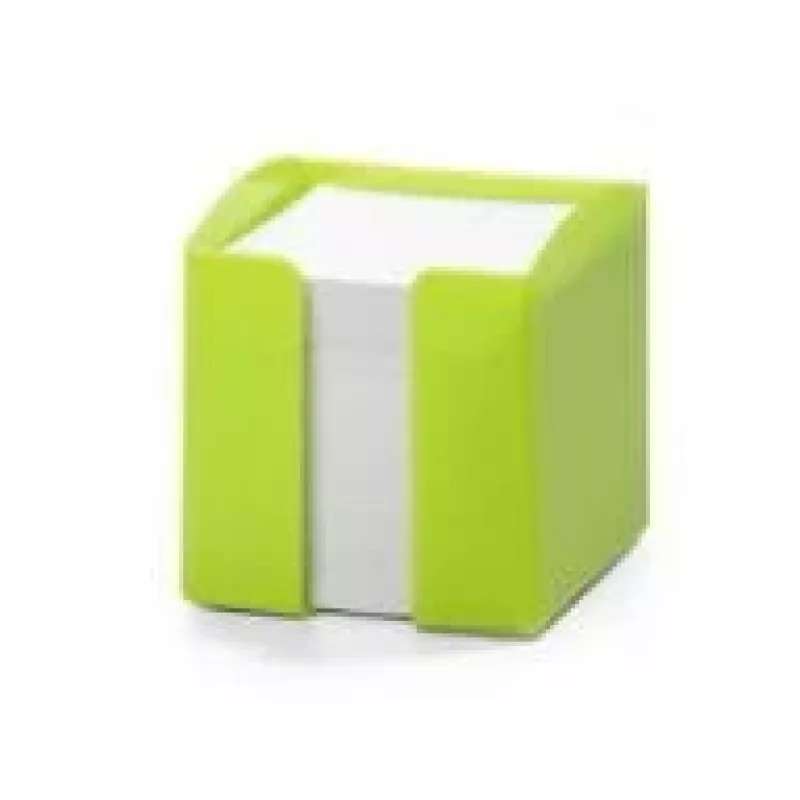 Bloc de notas cuadrado verde Durable TREND 105x100x100 mm