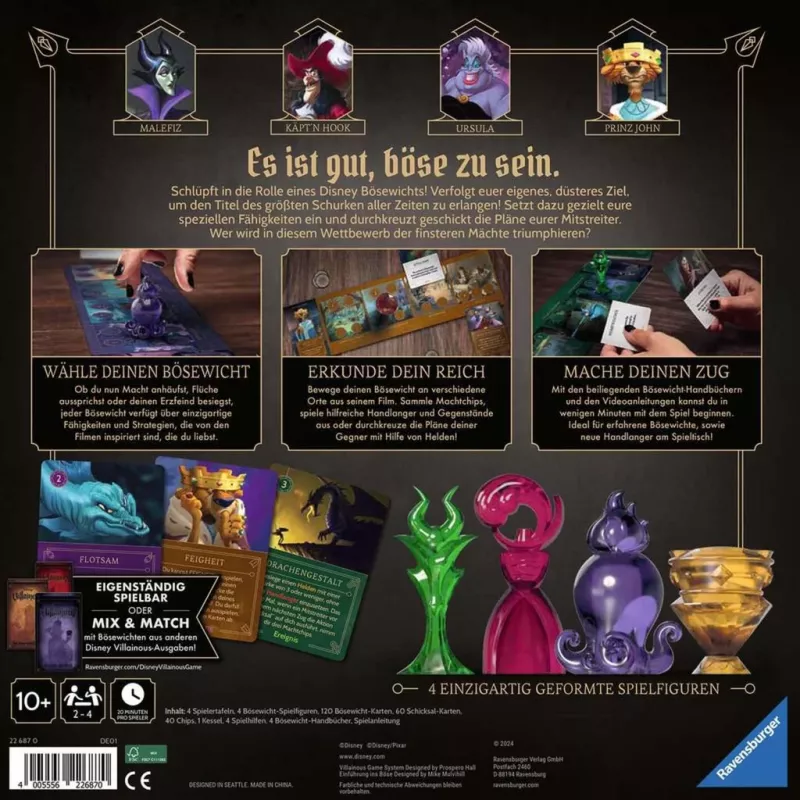 Disney Villainous - Introduction to Evil, juego de mesa