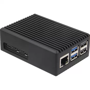 INTER-TECH Caja para Raspberry Pi 5 — ODS-739 diseño compacto