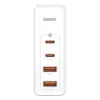 Cargador de viaje Baseus GaN2 Pro Quick 2x USB + 2x USB-C, 100W, EU (Blanco)