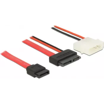 Cable SATA DeLOCK 84790 0,5 m SATA 13 pines SATA 7 pines + Molex