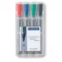 Rotulador Staedtler 356 WP4 4 uds. Negro Azul Verde Rojo