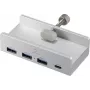 Renkforce RF-ACHB-350 Hub USB 3.1 Gen 1 de 1+3 puertos para uso interno plateado (RF-6690354)