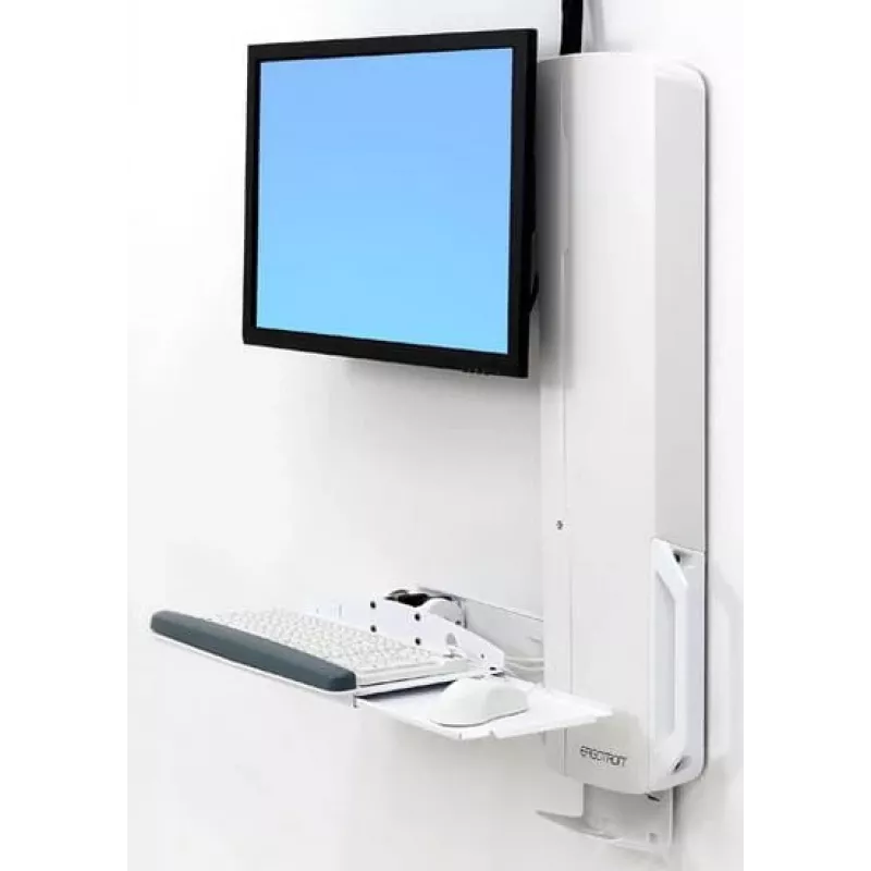 Soporte de monitor Ergotron 61-081-062 61 cm (24 pulgadas) Pared Blanco