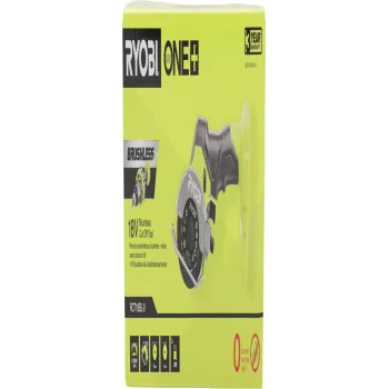 Amoladora de tronzar a batería sin escobillas ONE+ RCT18BL-0, 18 voltios, máquina de corte Verde/Negro, sin batería ni cargador