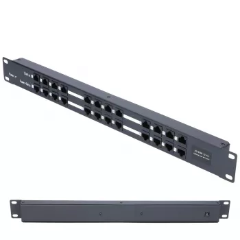 Inyector PoE Extralink 12 puertos 12x 100Mb/s RJ45, rack