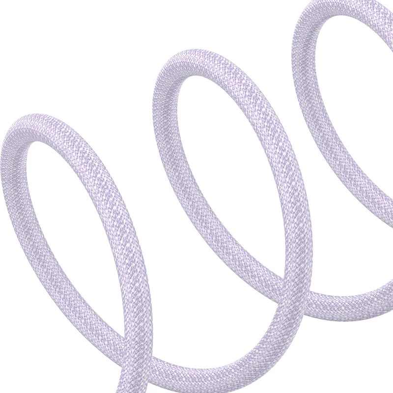 Cable de carga rápida USB-C a Lightning Baseus Gem 1 m 20 W Violeta, revestimiento de nailon, Lightning de 7 pines