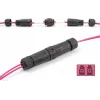 Conector de cable de fibra óptica DeLOCK LC Duplex hembra a LC Duplex hembra OM4 impermeable