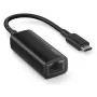 Adaptador Ethernet Aukey CB-A30 USB‑C a Gigabit RJ45 10/100/1000 Mbps, USB 3.0, aluminio, indicadores LED