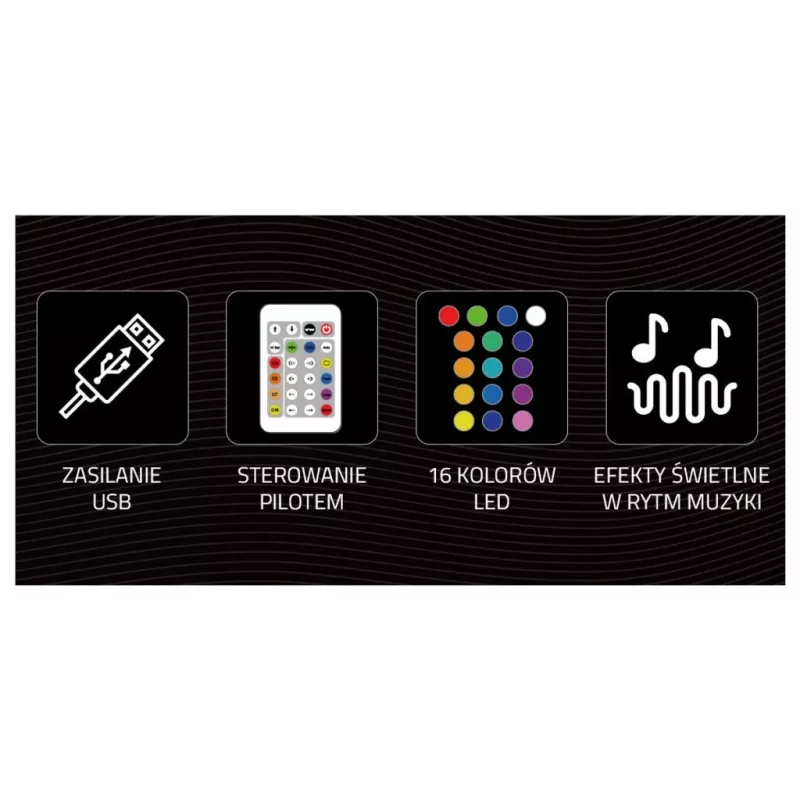 Luz de neón decorativa MANTA SNL58RGB — tira LED con cambio de color RGB, modelo SNL58RGB