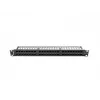 Panel de parcheo LANBERG PPU5-1048-B 1U, 48 puertos Cat5e, negro, 445×102×44,5 mm