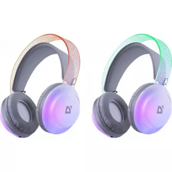 Auriculares de diadema inalámbricos DEFENDER Freemotion B651 — binaurales, acústica cerrada, 20–20000 Hz, 105 dB, USB-C, AUX