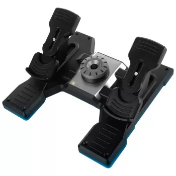 LOGITECH Flight Rudder Pedals pedales con cable para PC