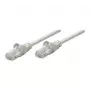 Cable de red patch Intellinet, Cat6A, 50 m, gris, cobre, S/FTP, LSOH/LSZH, PVC, RJ45, contactos dorados, protección de lengüeta, funda antipinzamiento, garantía de por vida