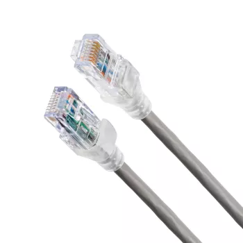 Cable de conexión de red Belden 10GX Cat6a U/UTP LSZH, 2 m, RJ-45–RJ-45, gris